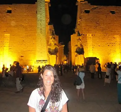 Luxor Temple Night Light Show