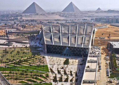 B-  Pyramids of Giza & Grand Egyptian Museum