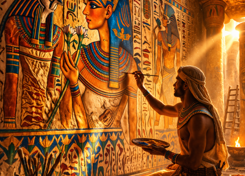 The Scribe’s Immortal Masterpiece”: Colors that Never Fade! 🎨✨