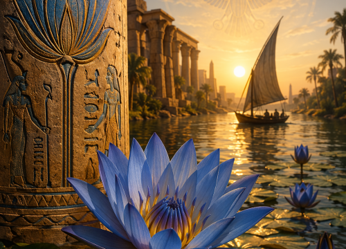 The Bloom of Eternity – The Secret of the Blue Lotus”: More Than Just a Flower! 🌸✨