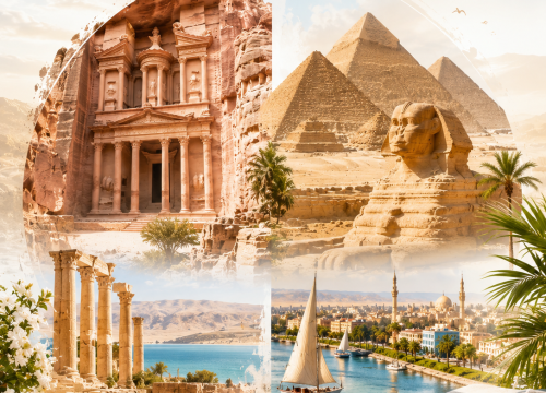 B-10 Days Egypt and Jordan                                              (Cairo ,Aswan ,Luxor , Amman, Petra)